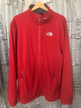 The North Face men’s Fleece soft shell zip up jacket XL